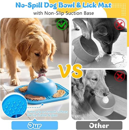 CalmLuma Calm Flow Lick Bowl for Dogs & Cats