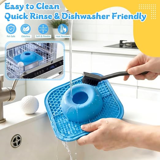 CalmLuma Calm Flow Lick Bowl for Dogs & Cats