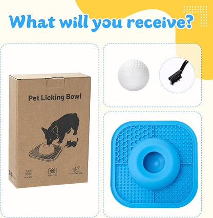 CalmLuma Calm Flow Lick Bowl for Dogs & Cats